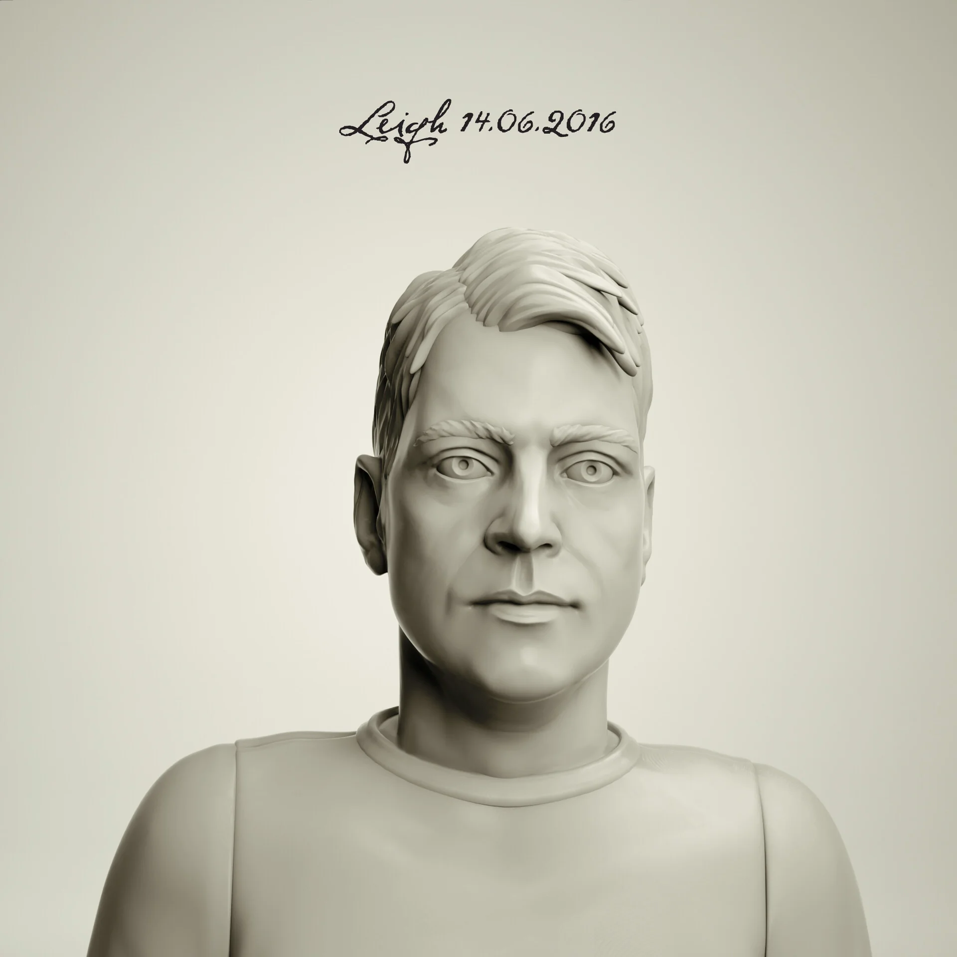 Toyfight team portrait sculpt of Leigh in ZBrush by Anna Schmelzer